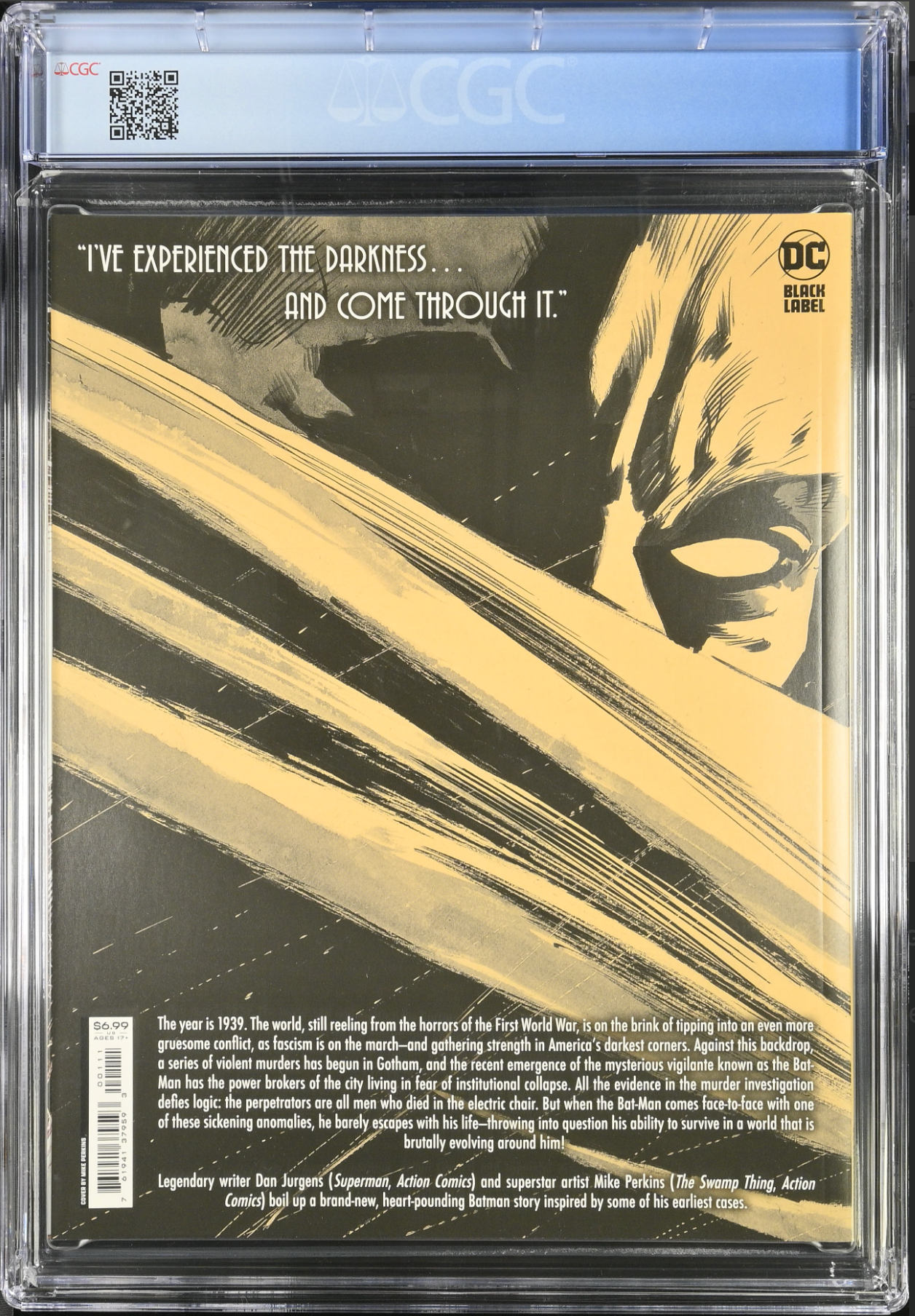 The Bat-Man: First Knight #1 CGC 9.8