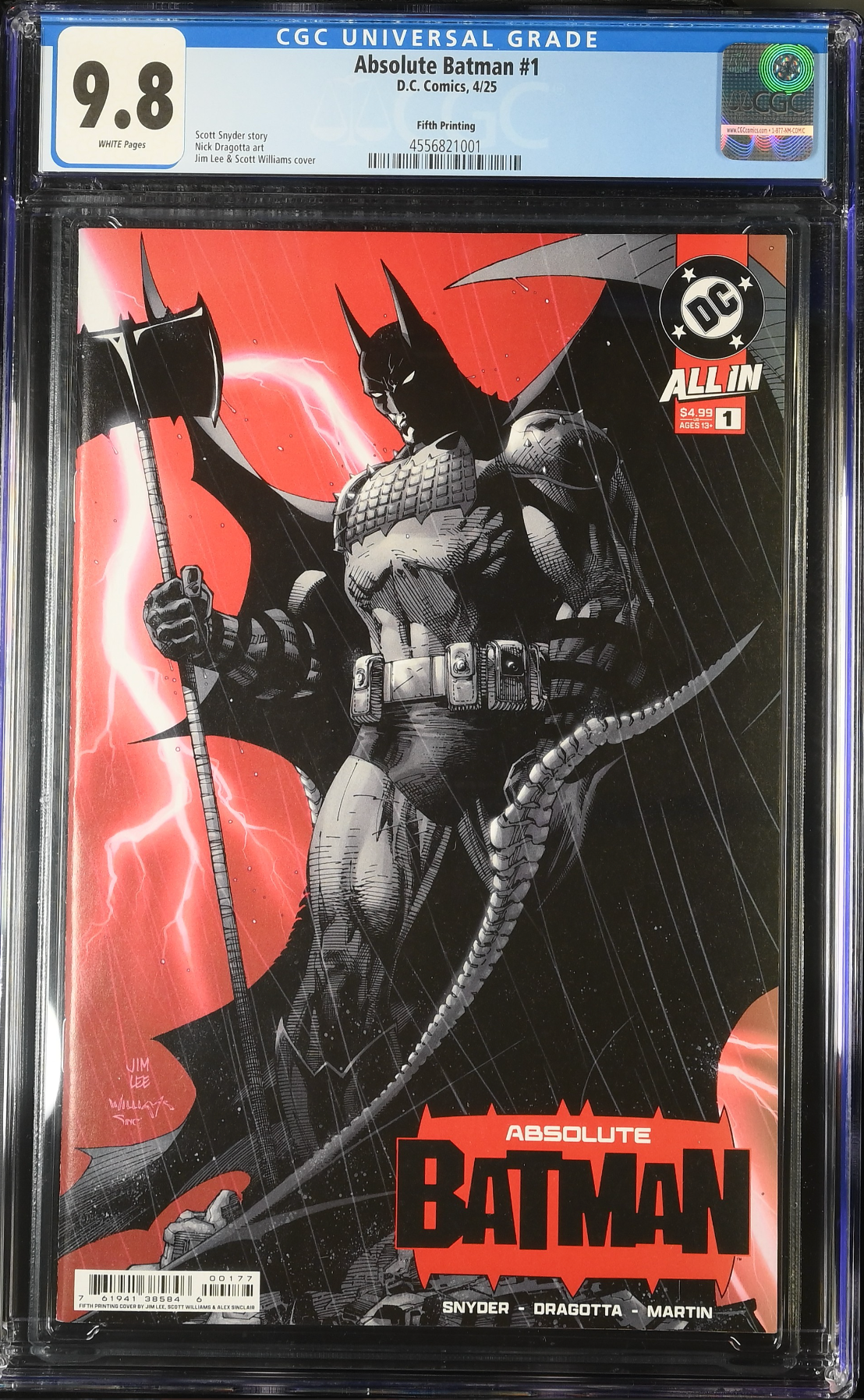 Absolute Batman #1 Fifth Printing CGC 9.8