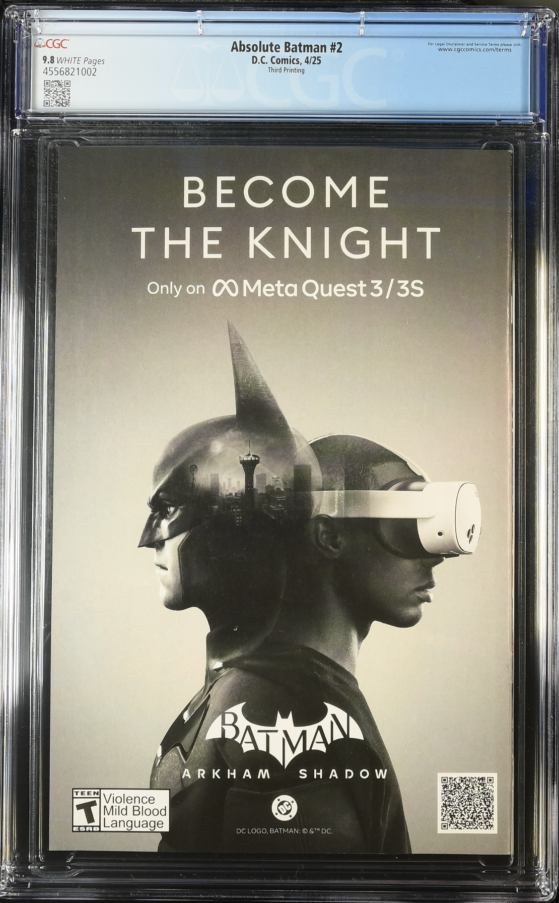Absolute Batman #2 Third Printing CGC 9.8