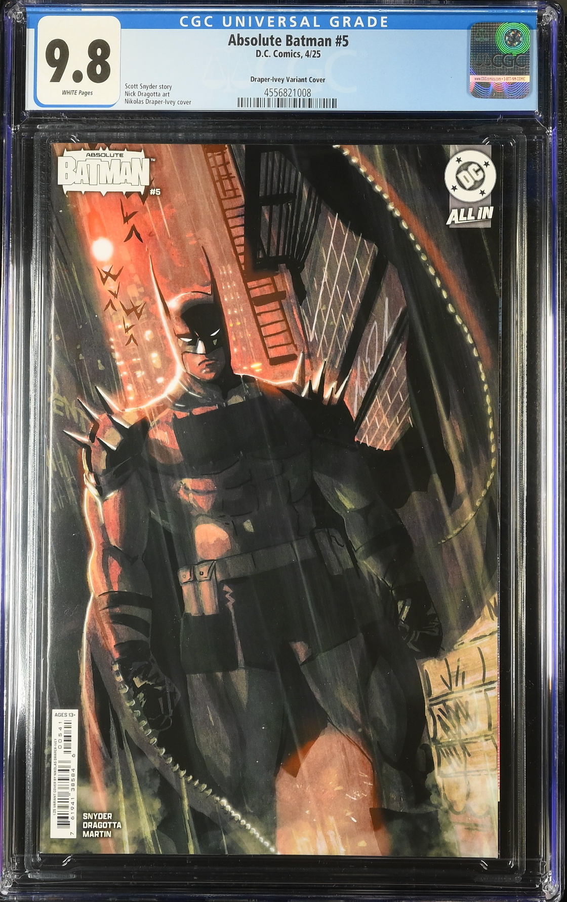 Absolute Batman #5 Draper-Ivey Variant CGC 9.8