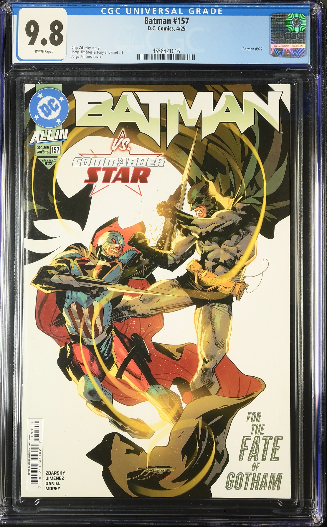 Batman #157 CGC 9.8