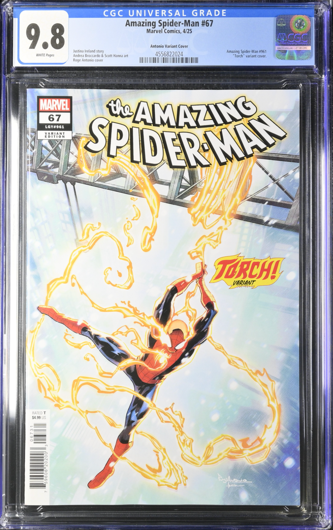 Amazing Spider-Man #67 Antonio Variant CGC 9.8