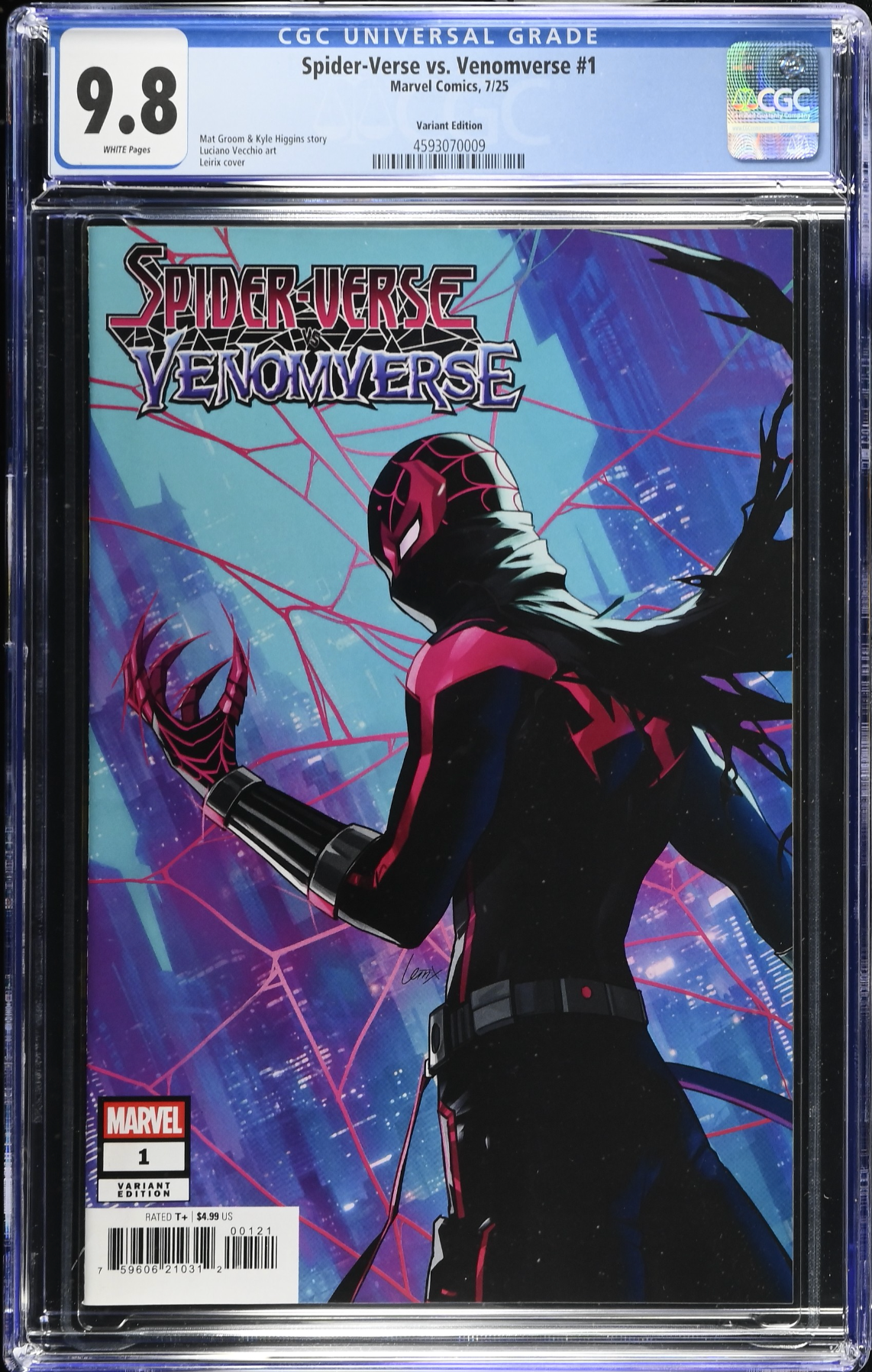 Spider-Verse vs. Venomverse #1 Li Variant CGC 9.8