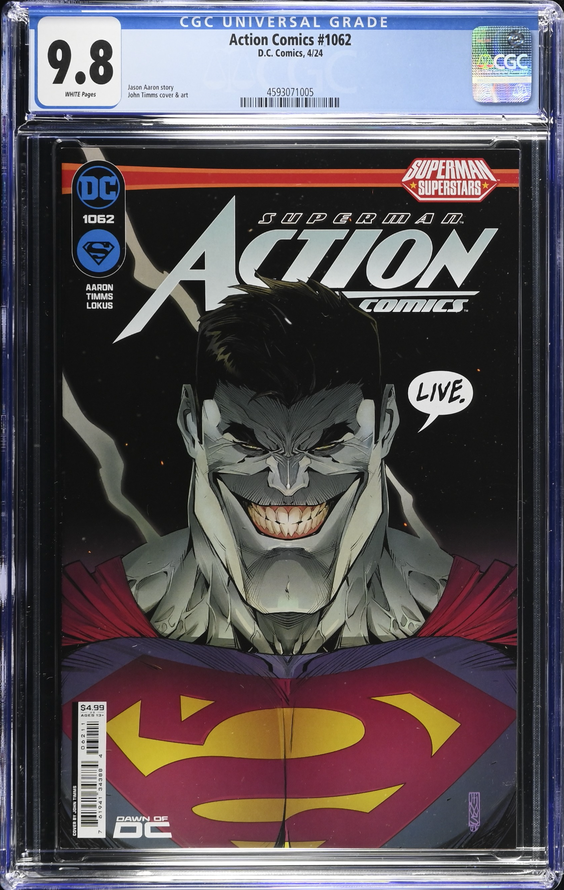 Action Comics #1062 CGC 9.8