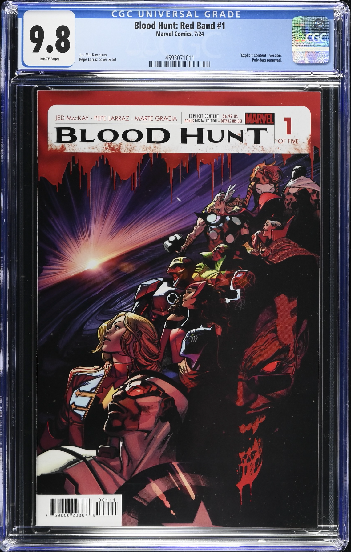 Blood Hunt: Red Band Edition #1 CGC 9.8