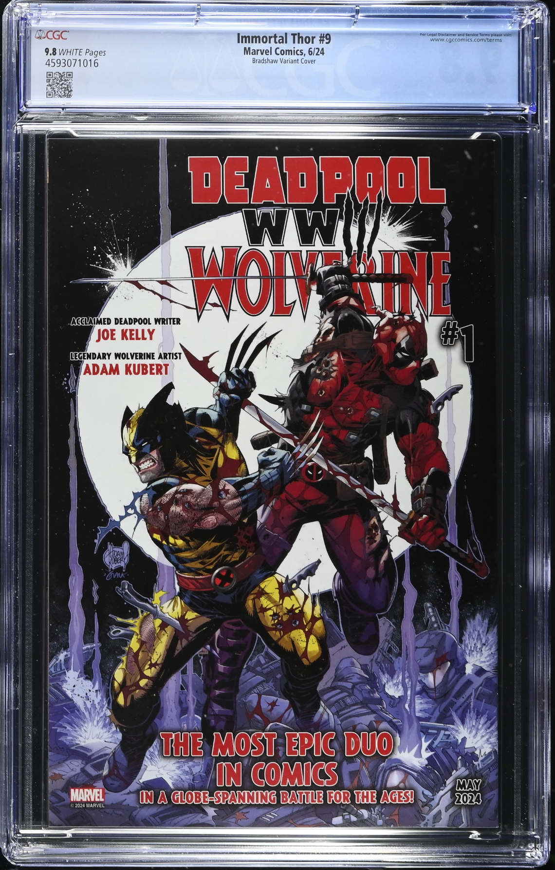 Immortal Thor #9 Bradshaw Connecting Variant CGC 9.8