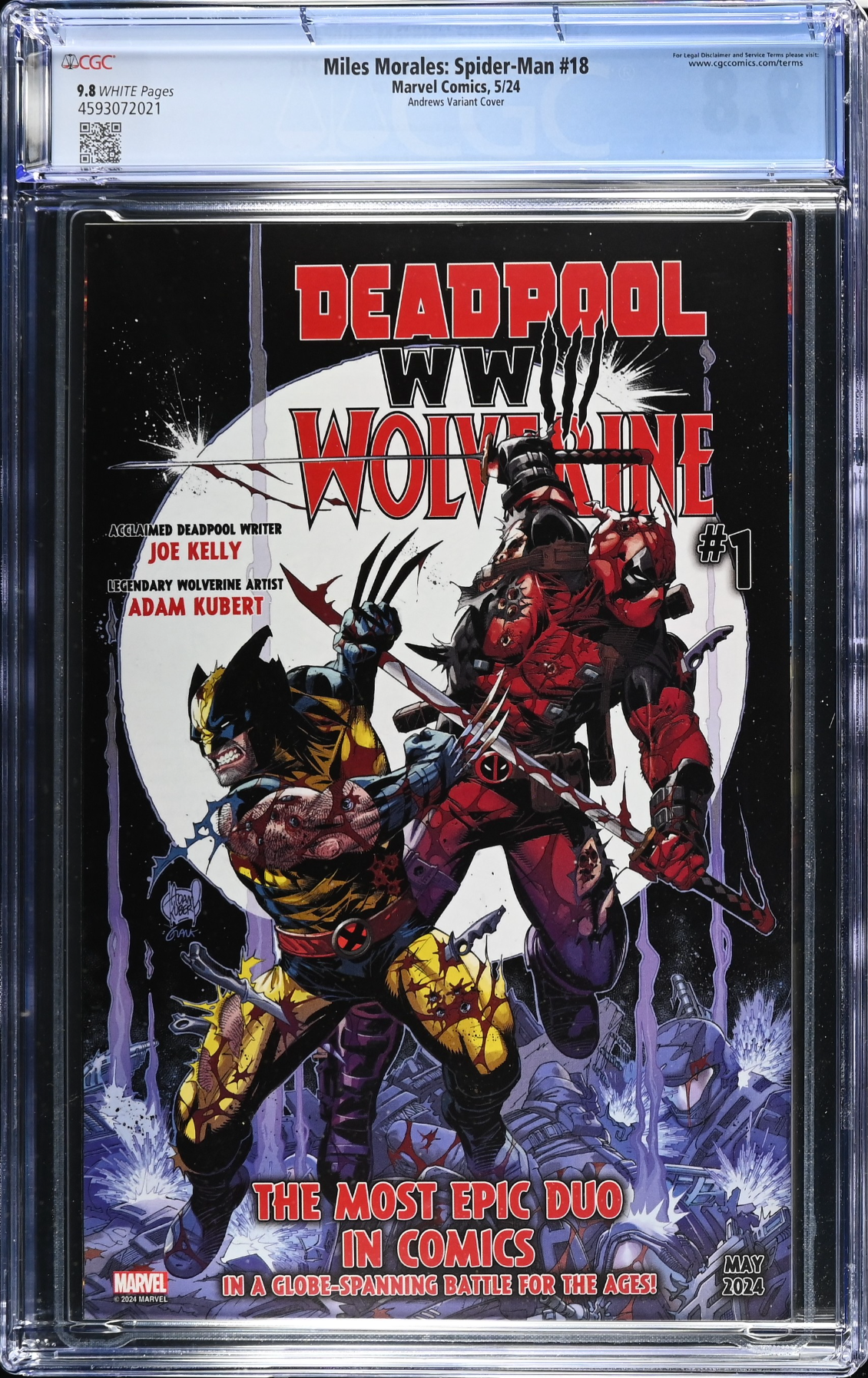 Miles Morales: Spider-Man #18 (#300) Andrews 1:25 Retailer Incentive Variant CGC 9.8