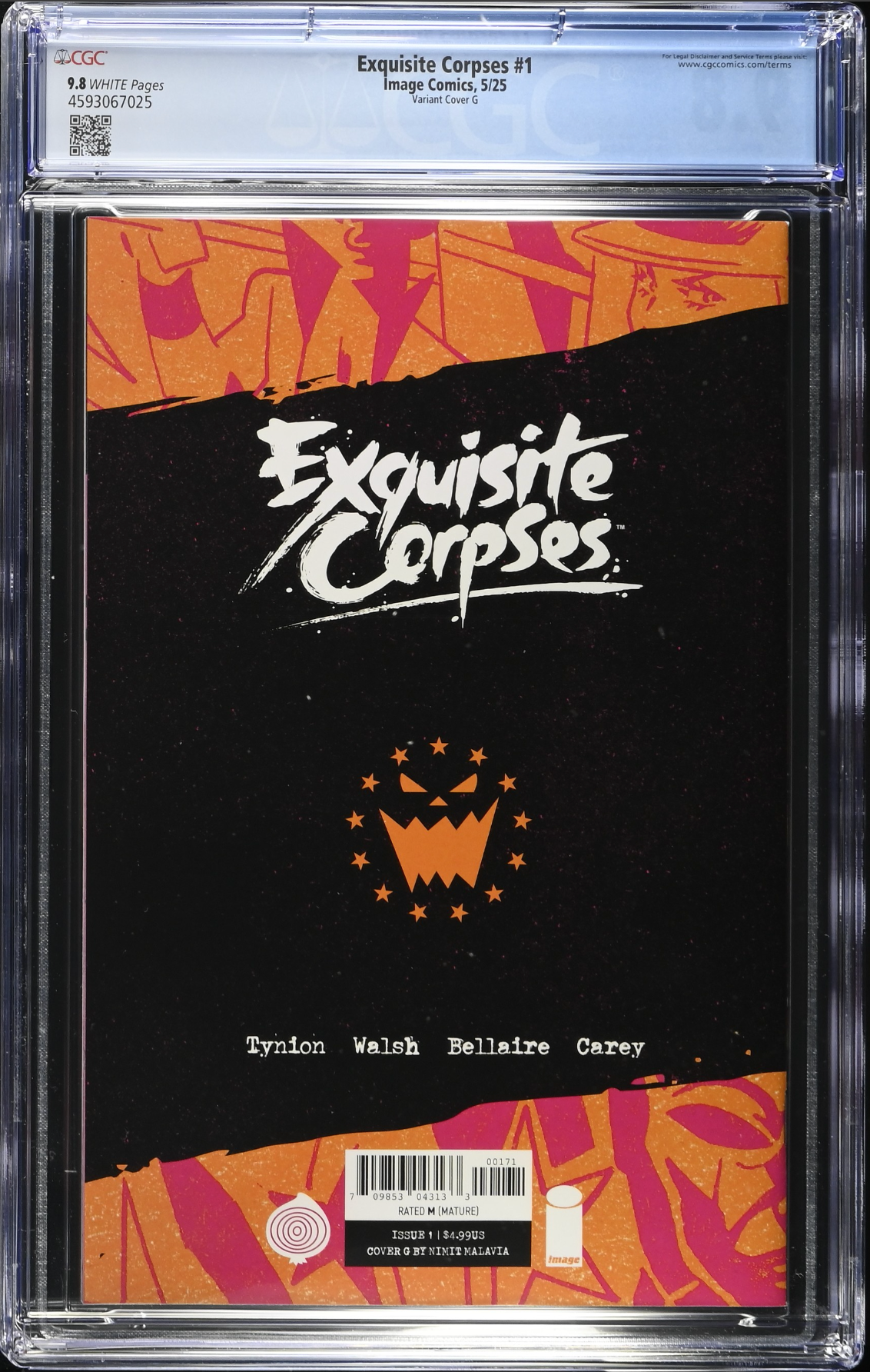 Exquisite Corpses #1 Cover G -Malavia 1:50 Retailer Incentive Variant CGC 9.8