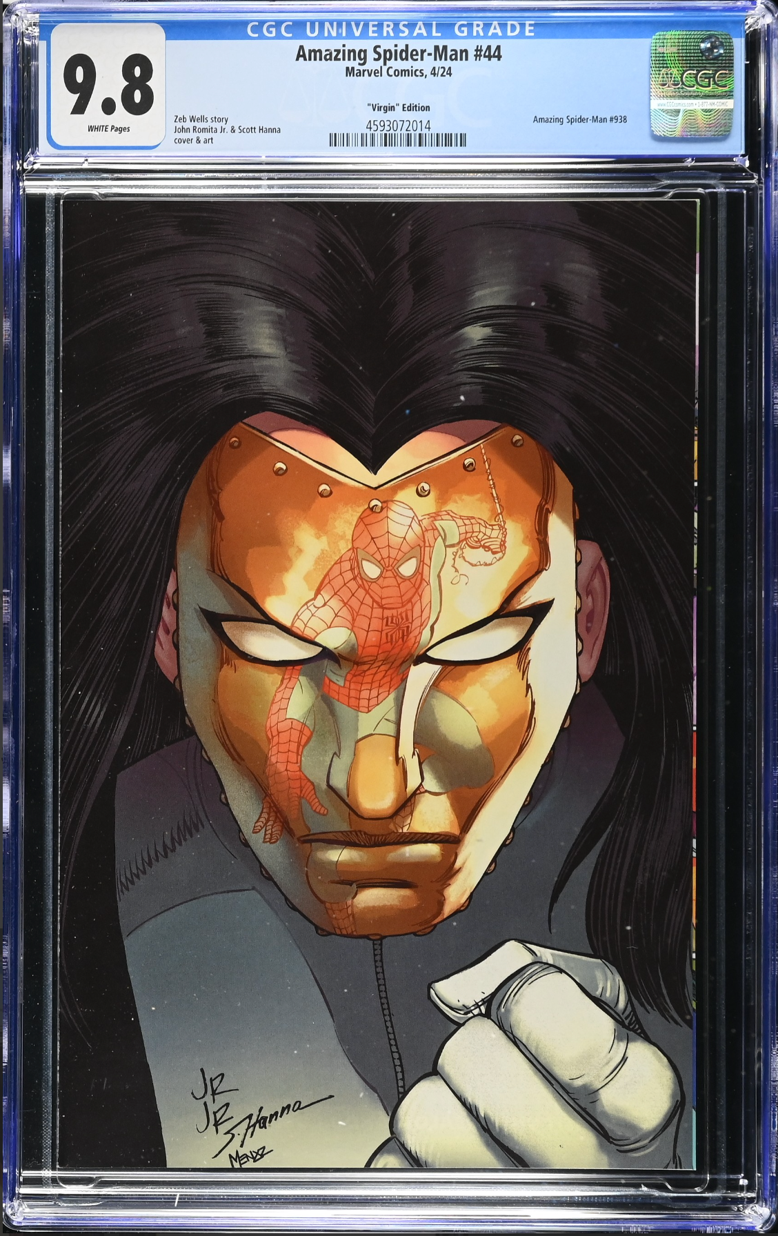 Amazing Spider-Man #44 Romita Jr. 1:100 Virgin Retailer Incentive Variant CGC 9.8