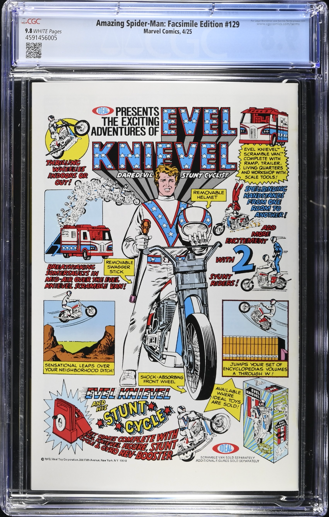 Amazing Spider-Man #129 Facsimile Edition (2025) CGC 9.8