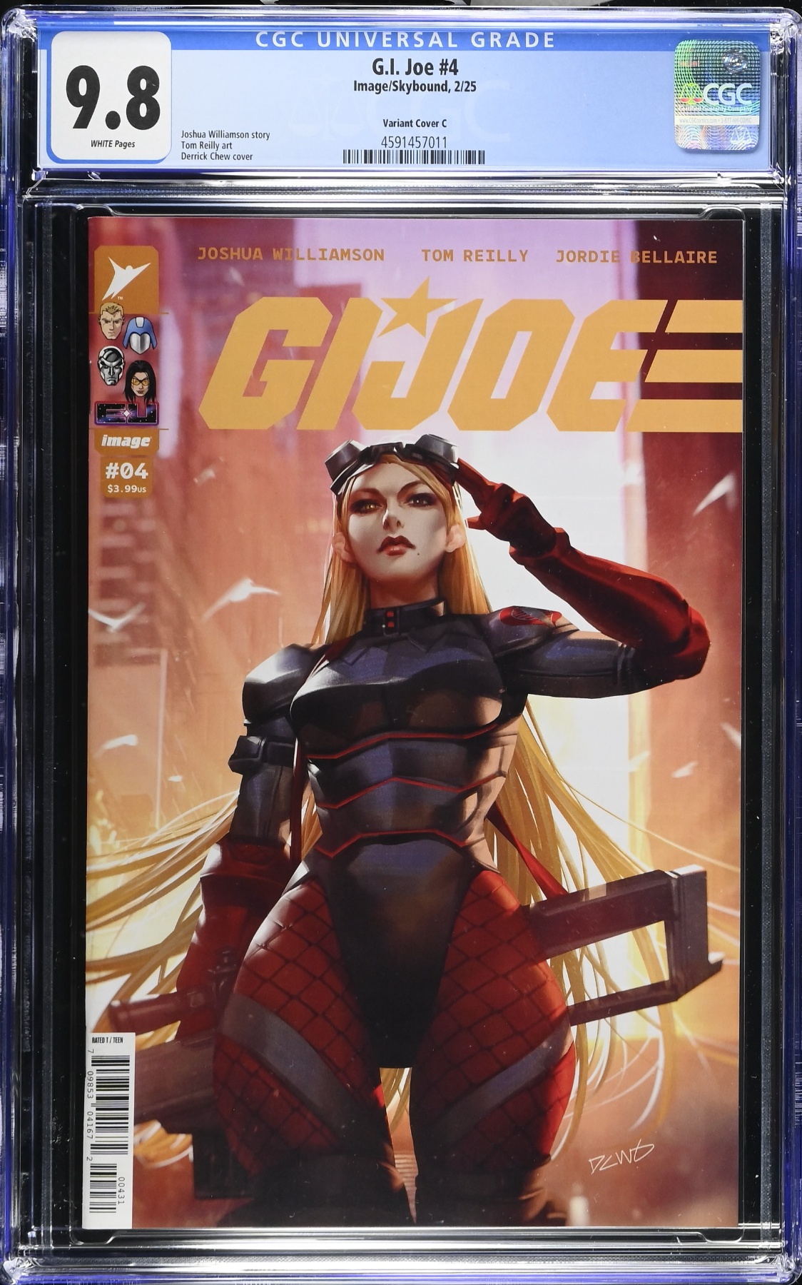 G.I. Joe #4 Chew Variant CGC 9.8