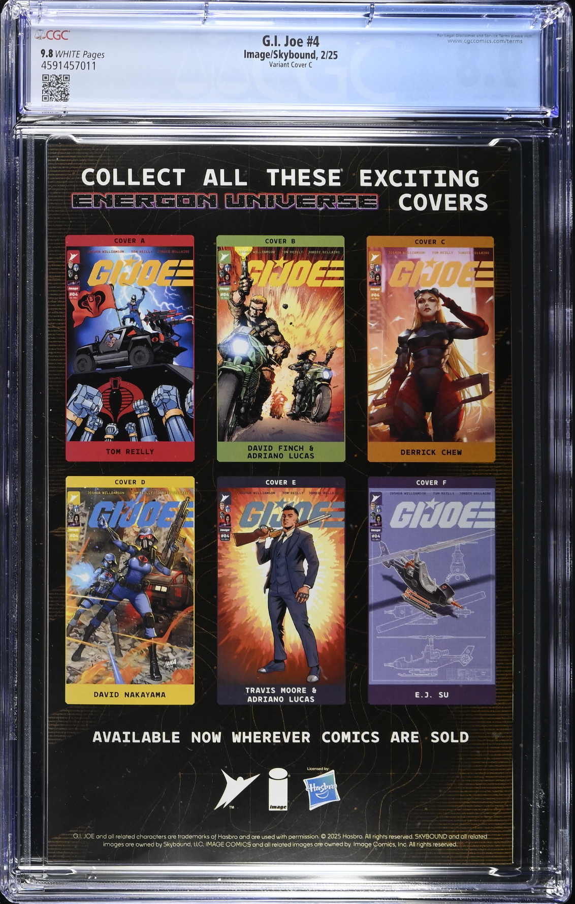 G.I. Joe #4 Chew Variant CGC 9.8