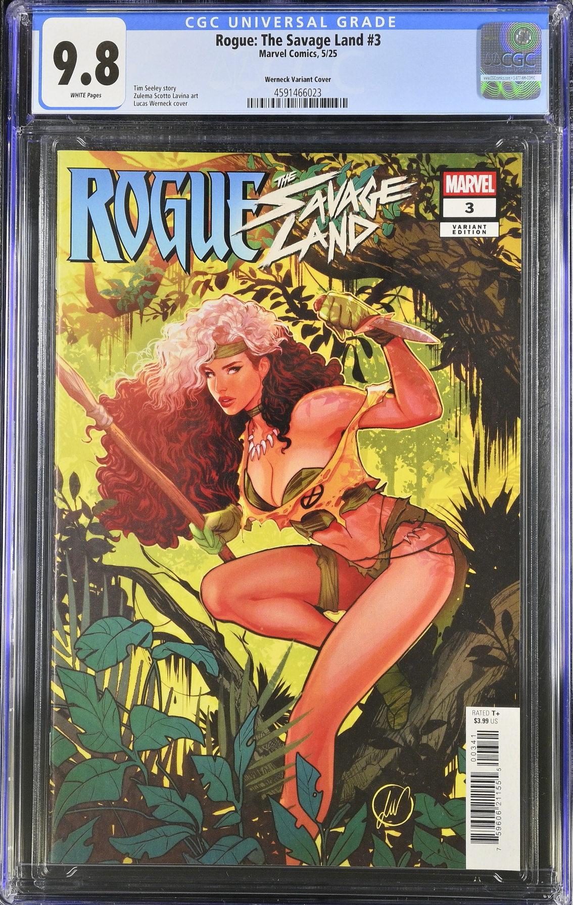 Rogue: The Savage Land #3 Werneck Variant CGC 9.8