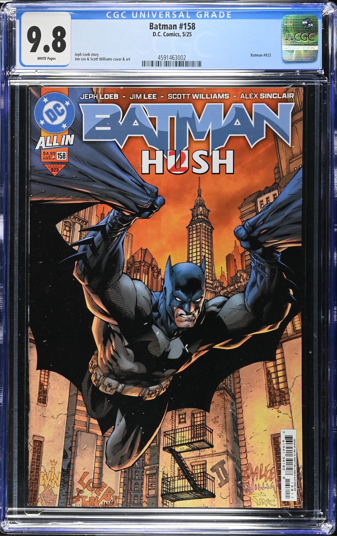 Batman #158 CGC 9.8