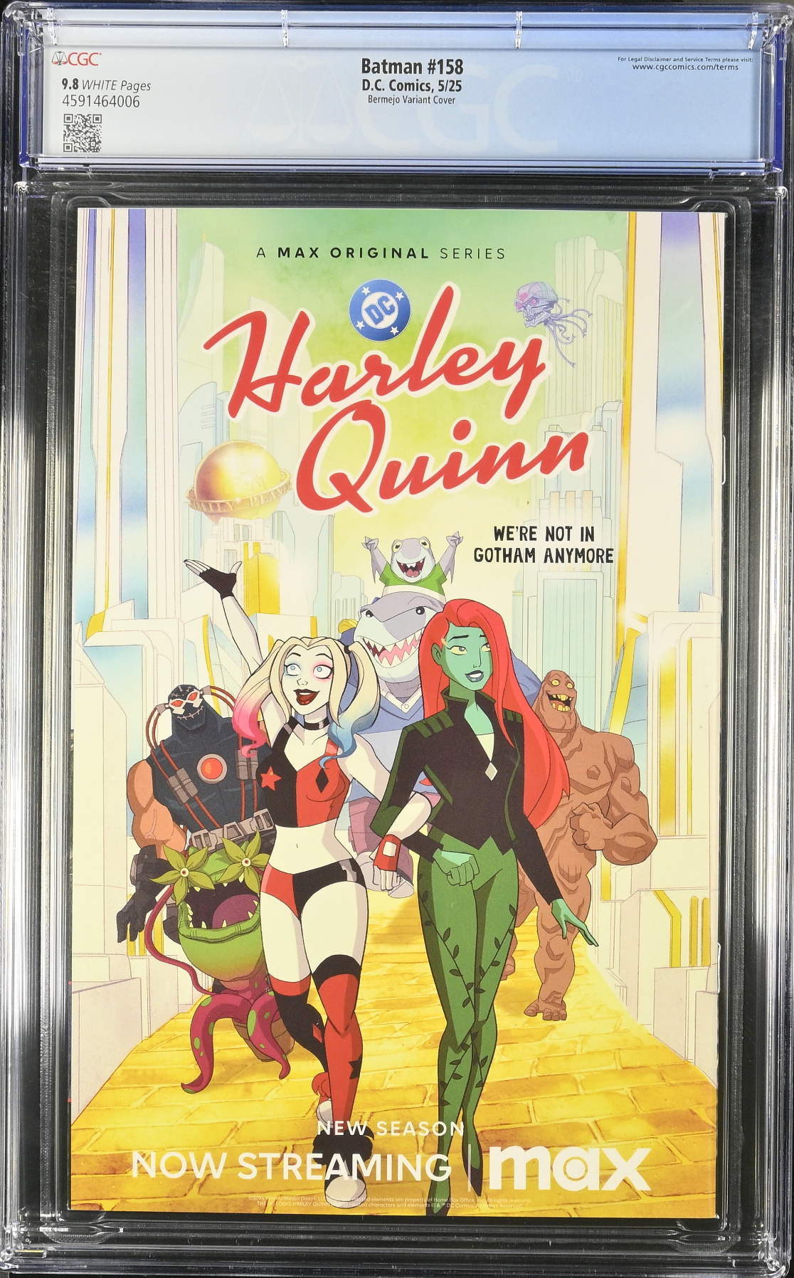 Batman #158 Bermejo 1:25 Retailer Incentive Variant CGC 9.8