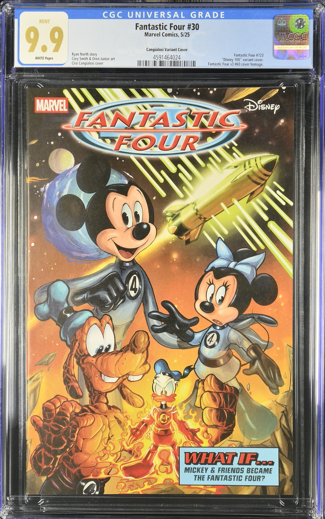 Fantastic Four #30 Disney Variant CGC 9.9