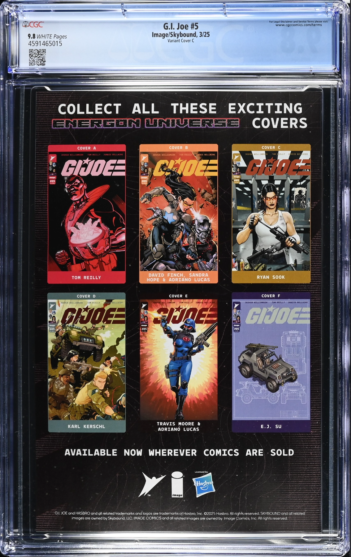 G.I. Joe #5 Sook Variant CGC 9.8