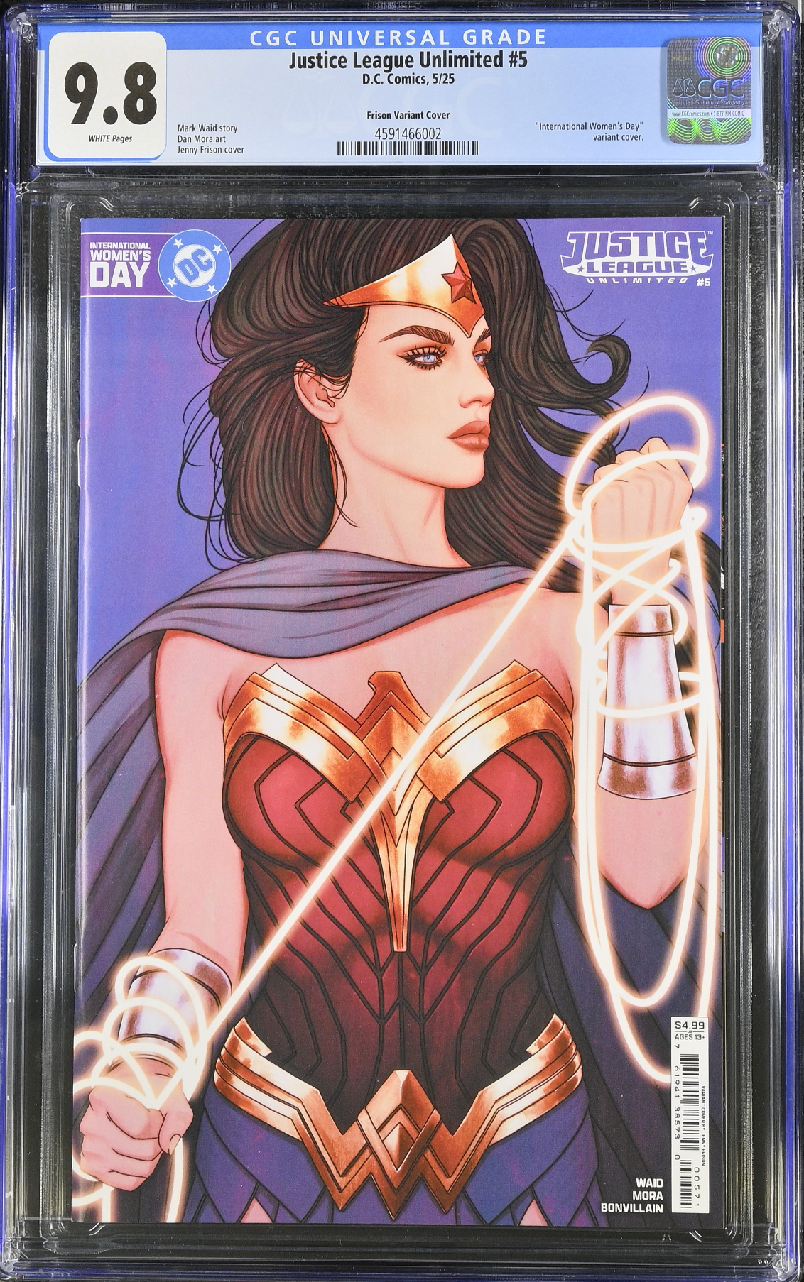 Justice League Unlimited #5 Frison Variant CGC 9.8