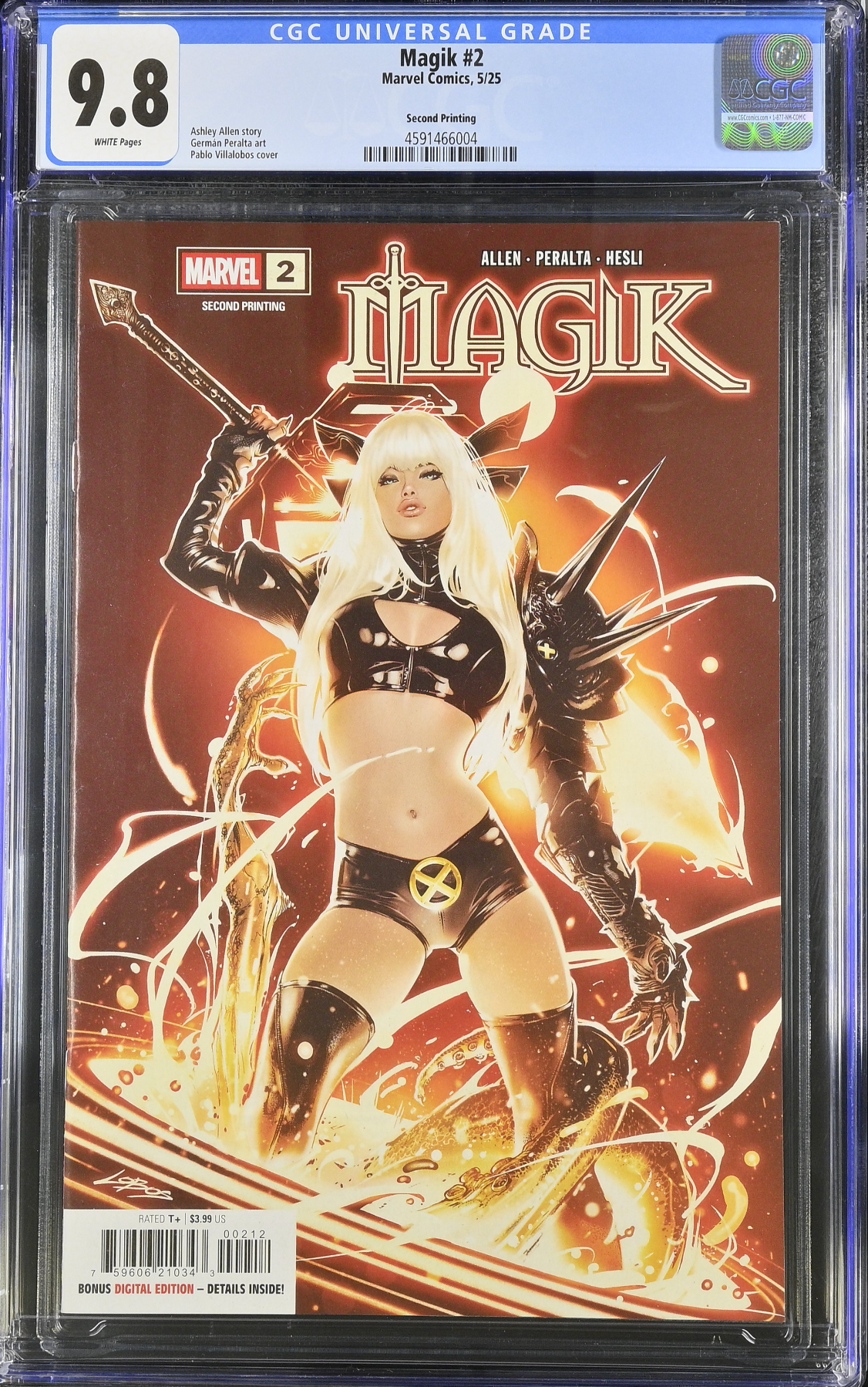 Magik #2 Second Printing CGC 9.8