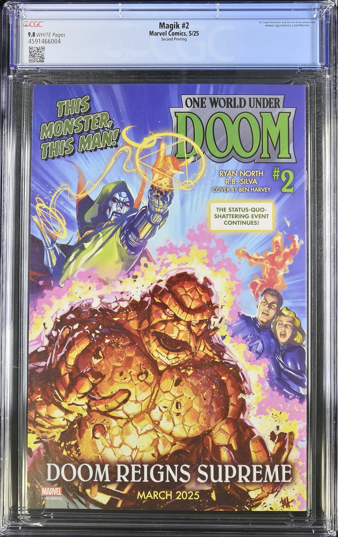 Magik #2 Second Printing CGC 9.8