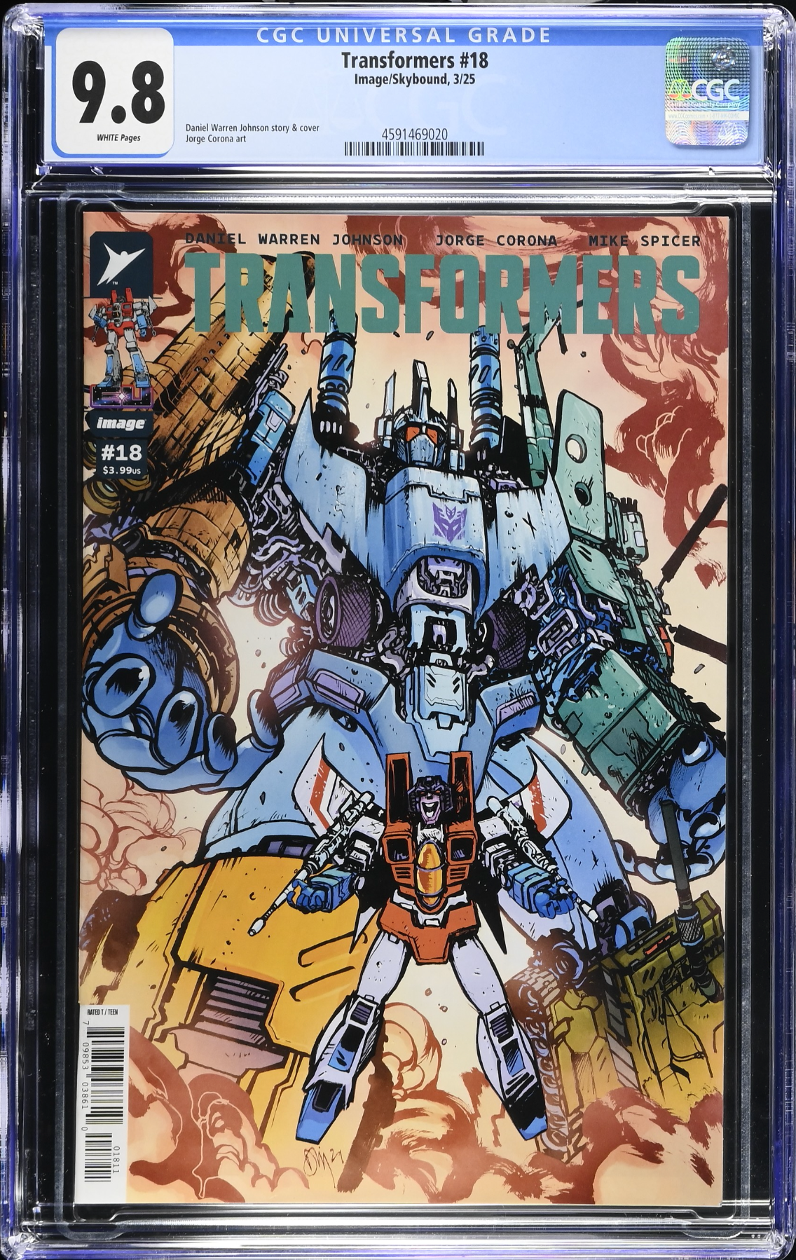 Transformers #18 CGC 9.8