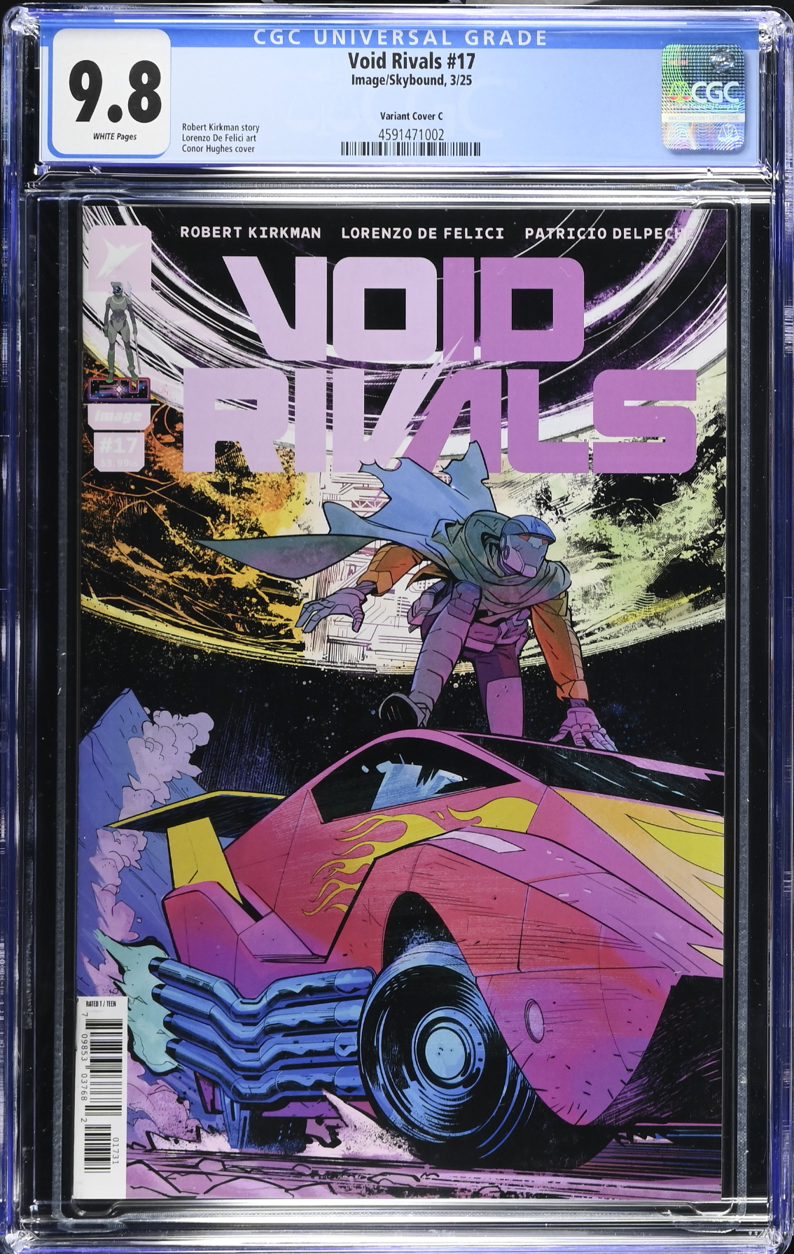 Void Rivals #17 Hughes 1:10 Retailer Incentive Variant CGC 9.8