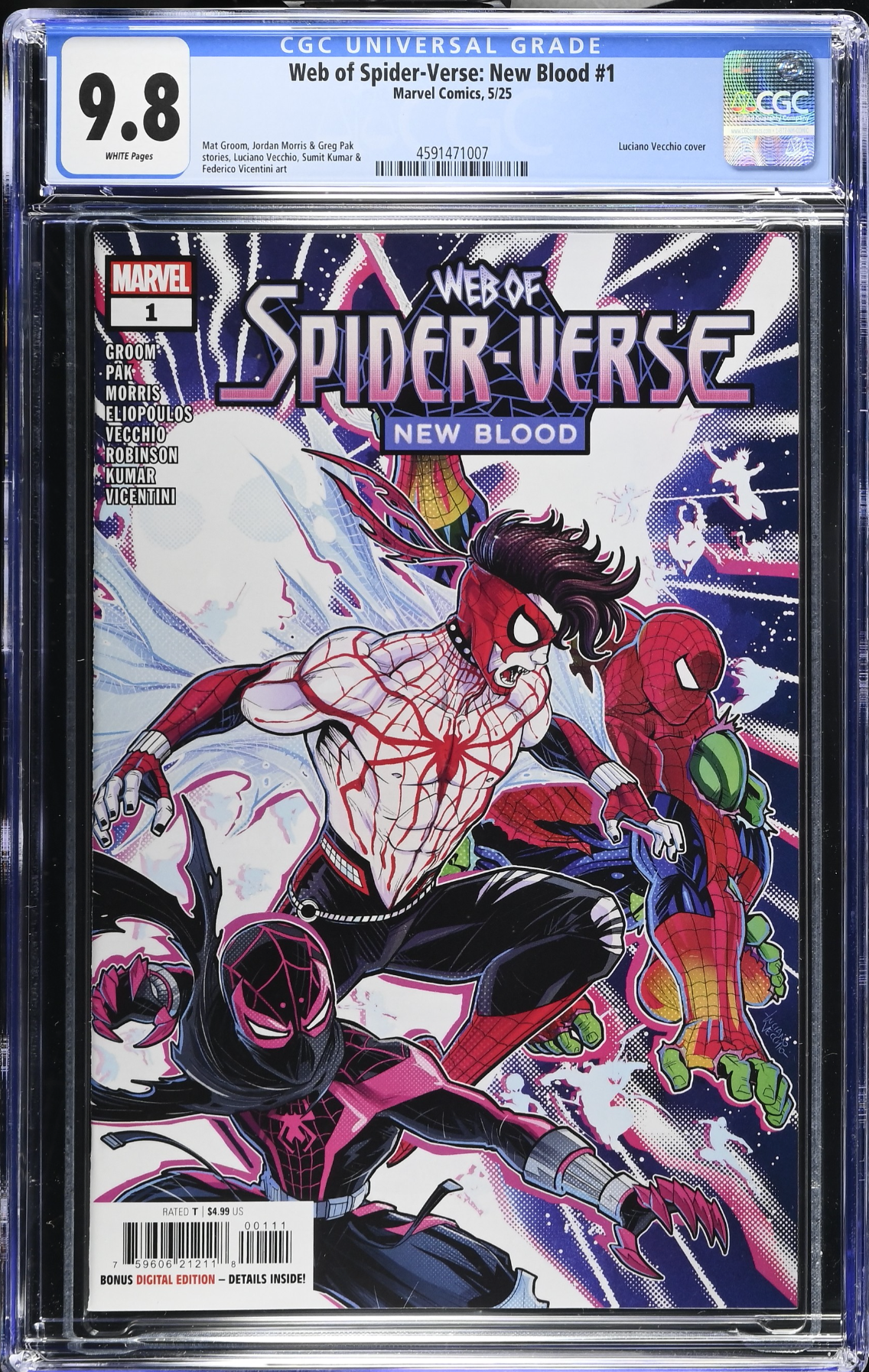 Web of Spider-Verse: New Blood #1 CGC 9.8