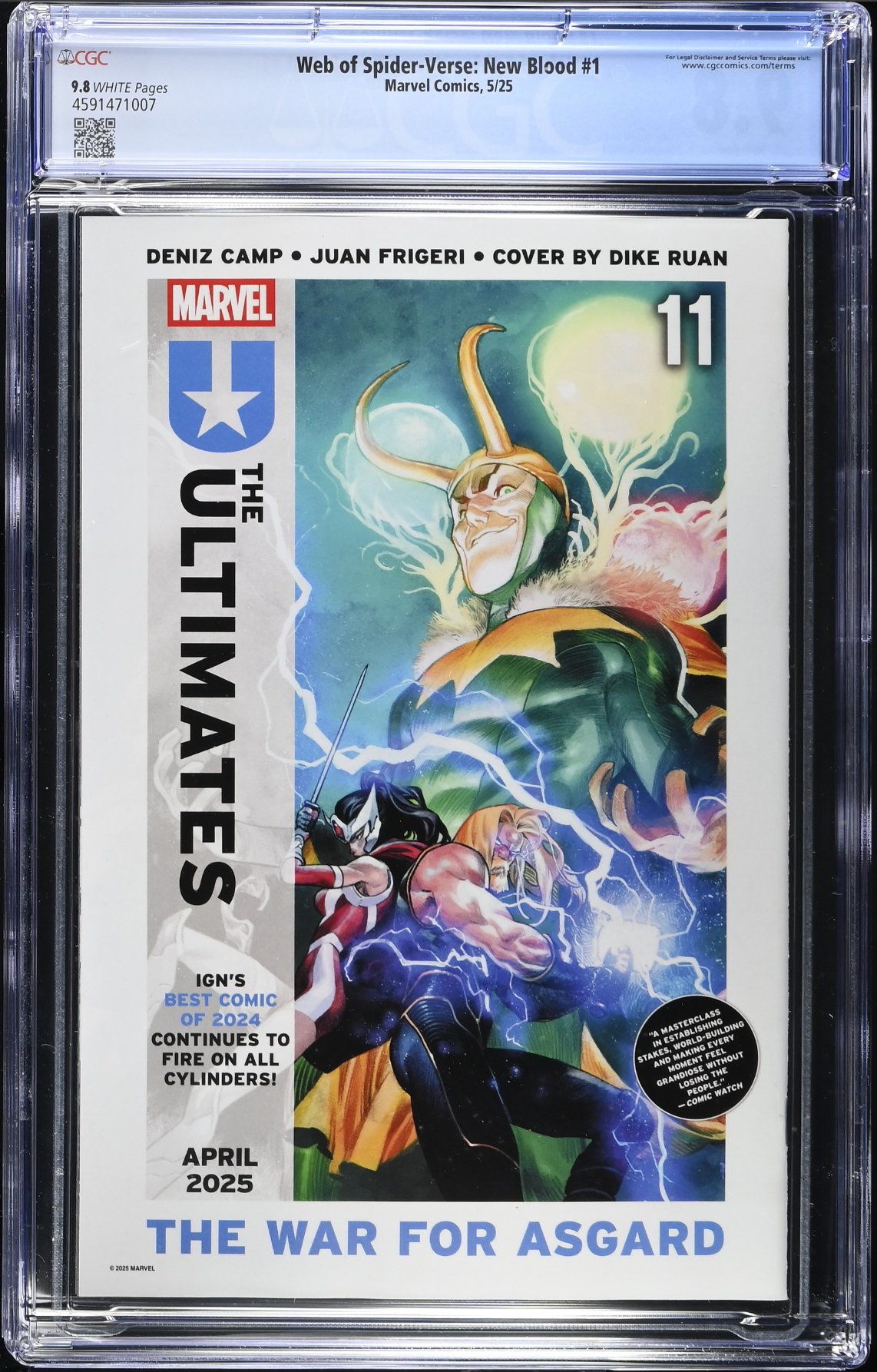 Web of Spider-Verse: New Blood #1 CGC 9.8