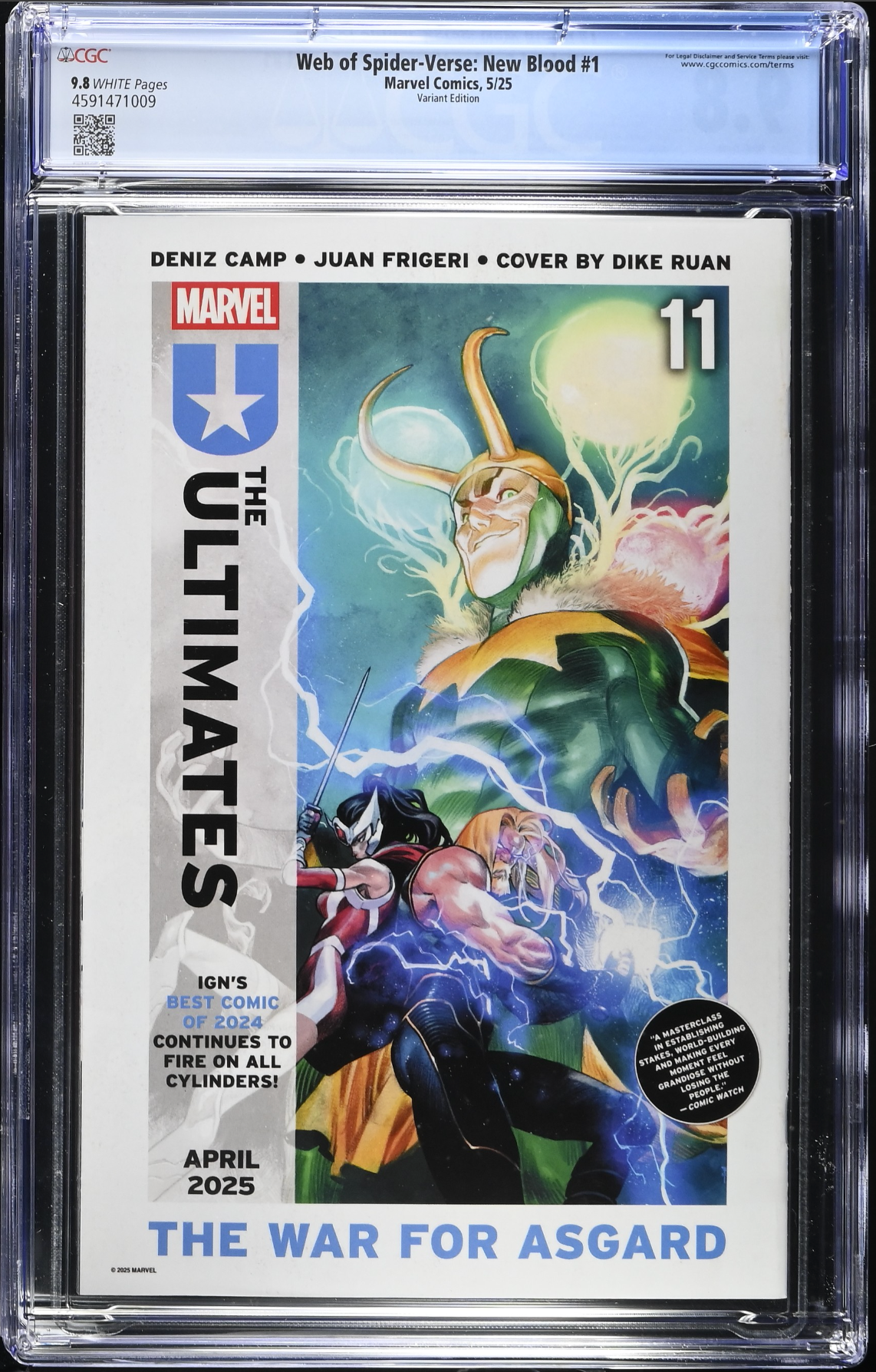 Web of Spider-Verse: New Blood #1 Anindito Variant CGC 9.8