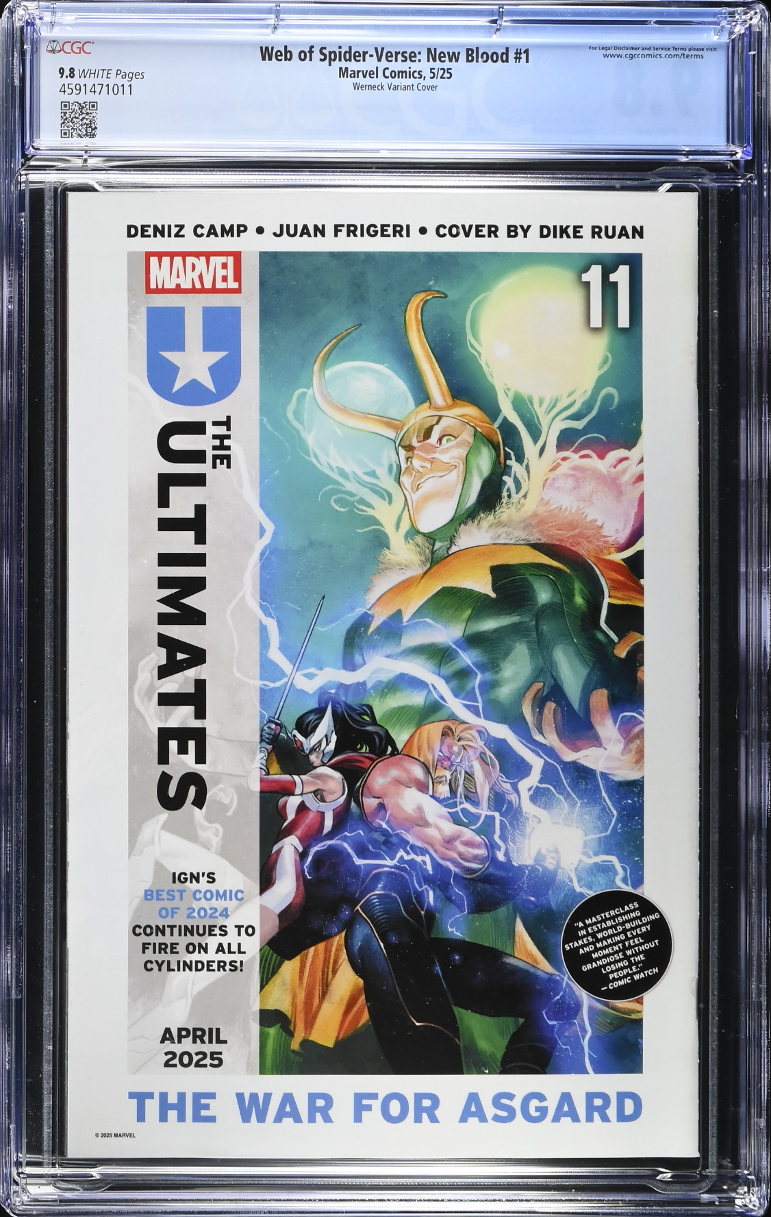 Web of Spider-Verse: New Blood #1 Werneck Variant CGC 9.8
