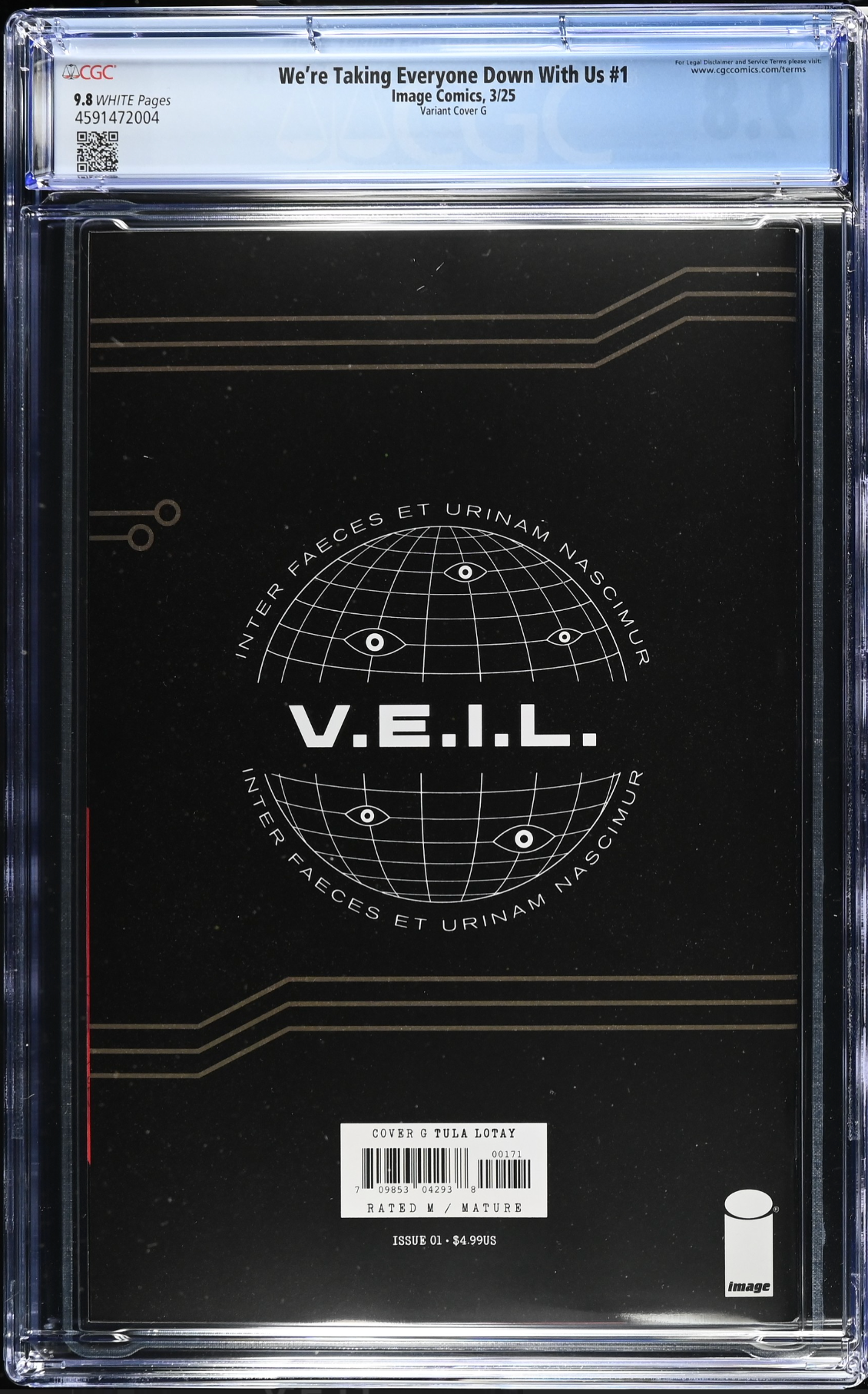 We're Taking Everyone Down With Us #1 Lotay Variant CGC 9.8