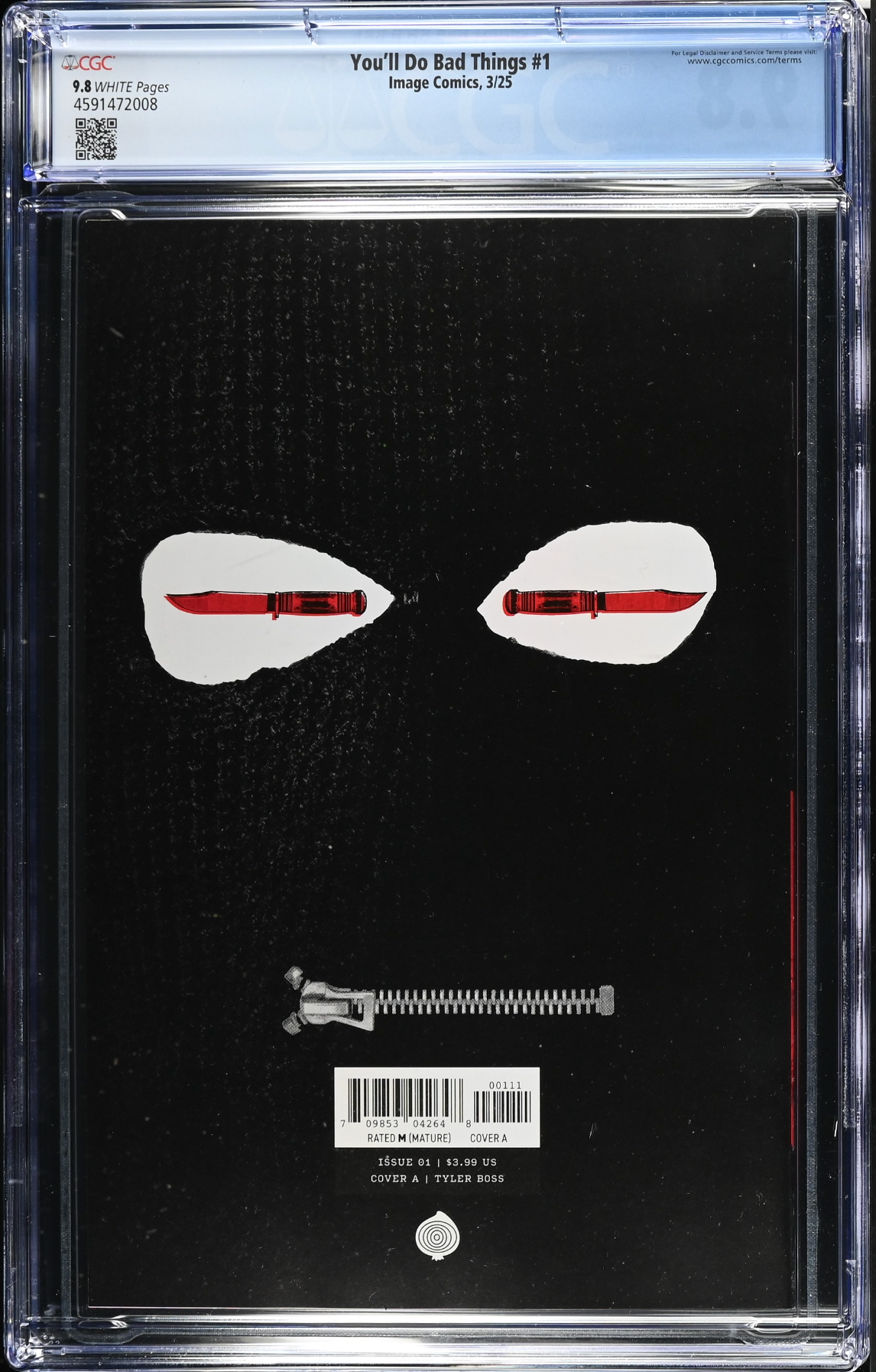 You'll Do Bad Things #1 CGC 9.8