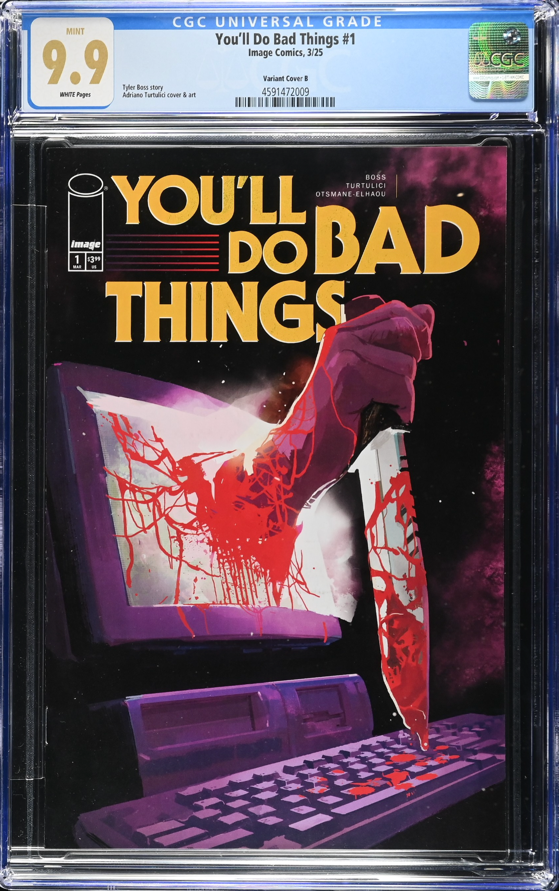 You'll Do Bad Things #1 Turtulici Variant CGC 9.9