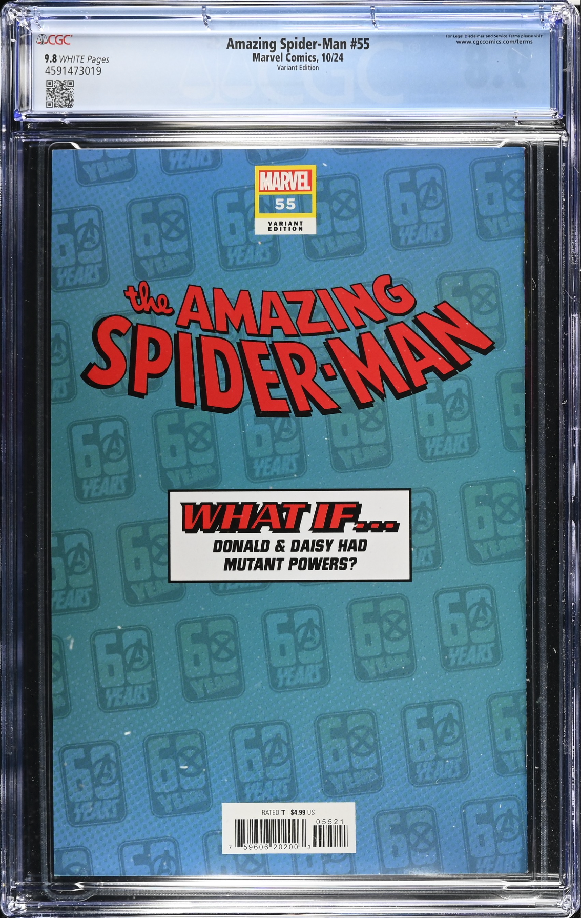 Amazing Spider-Man #55 Disney What if? Variant CGC 9.8