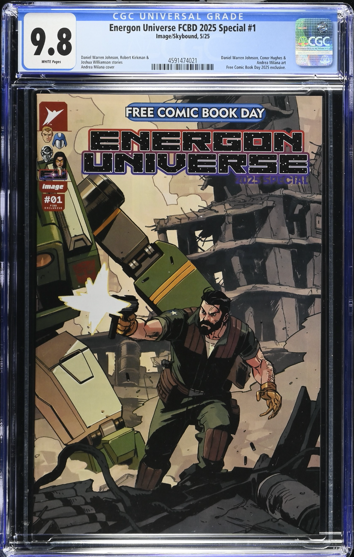 Energon Universe 2025 Special #1 FCBD CGC 9.8