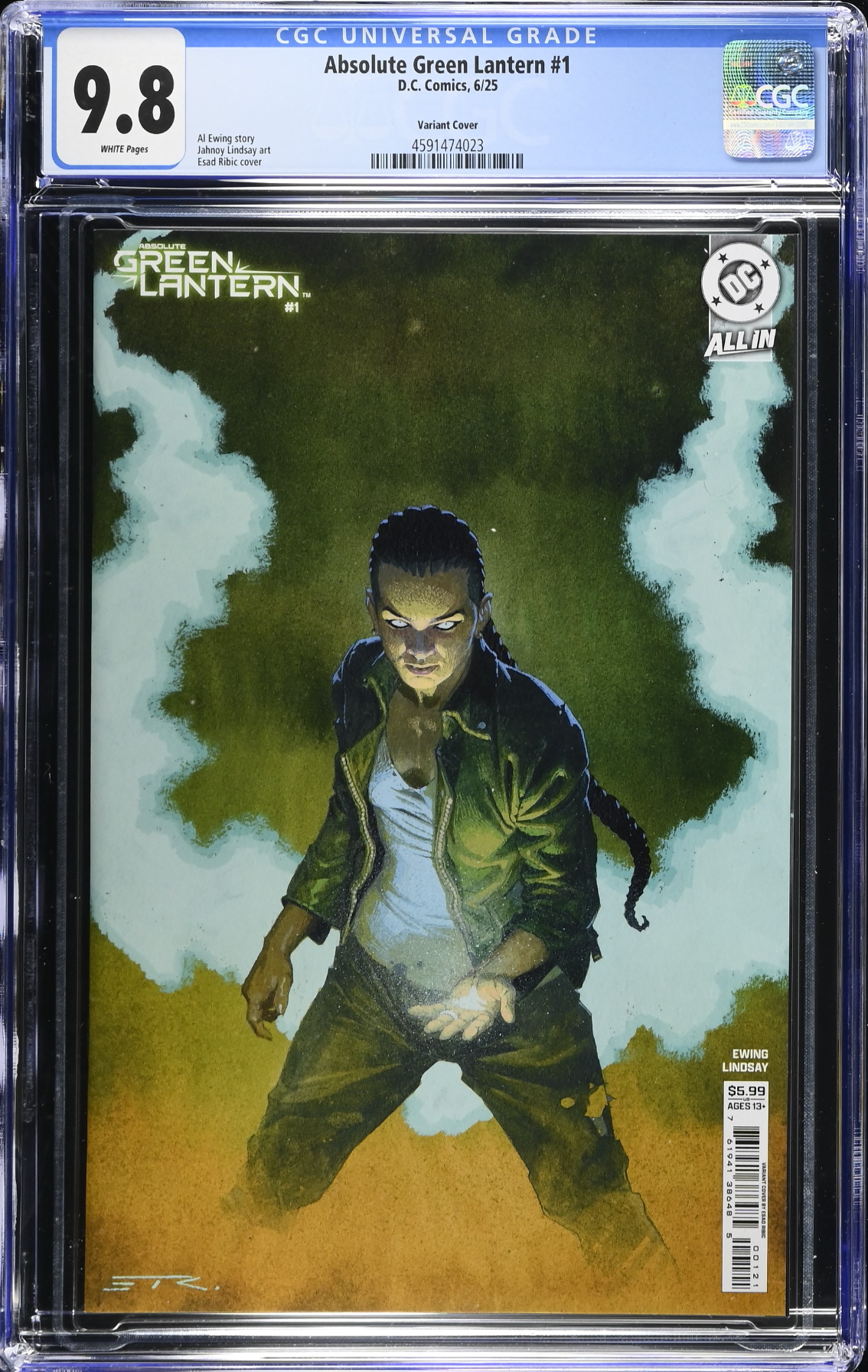 Absolute Green Lantern #1 Ribic Variant CGC 9.8