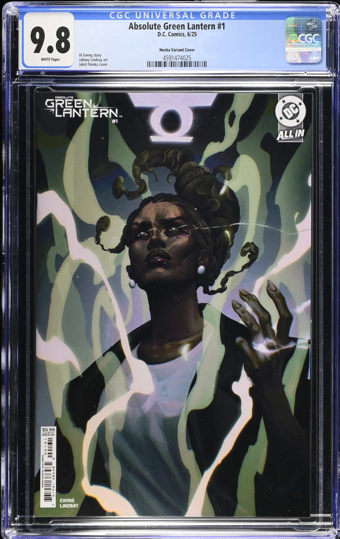 Absolute Green Lantern #1 Nneka Variant CGC 9.8