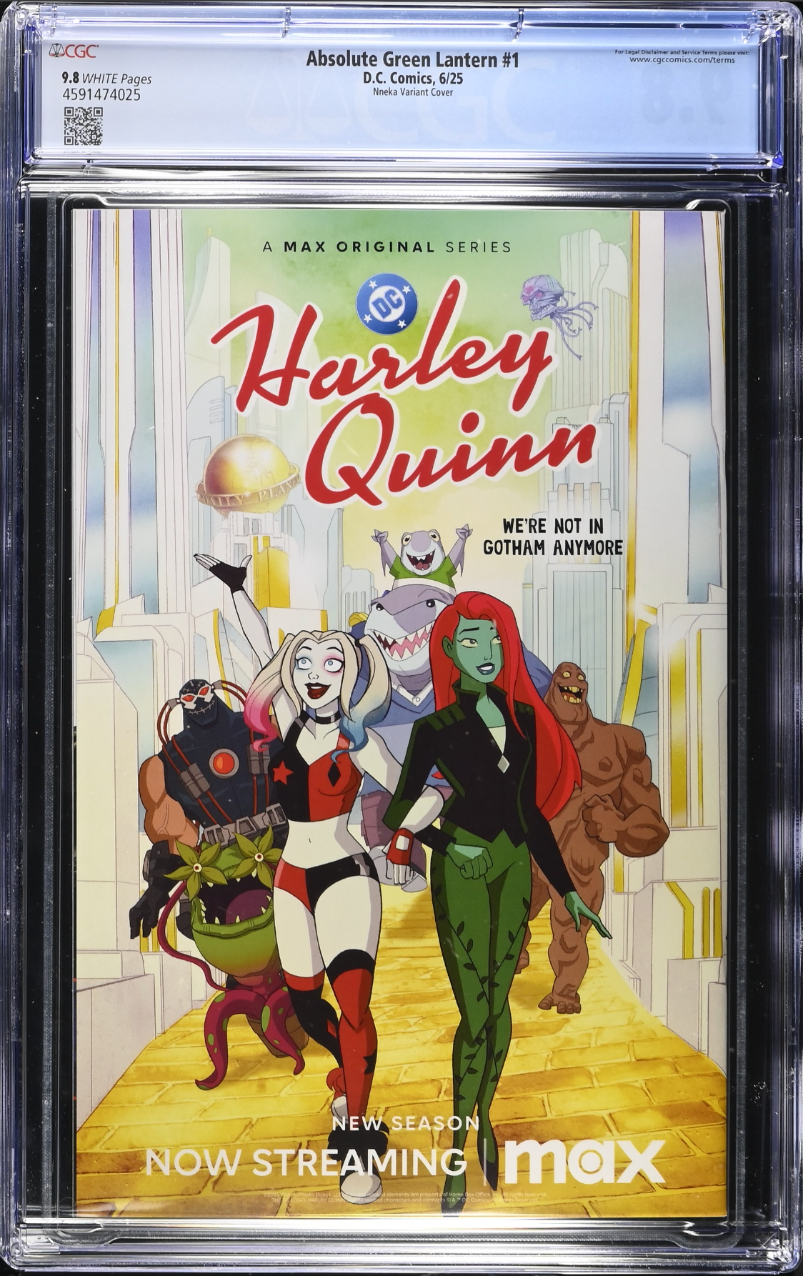 Absolute Green Lantern #1 Nneka Variant CGC 9.8