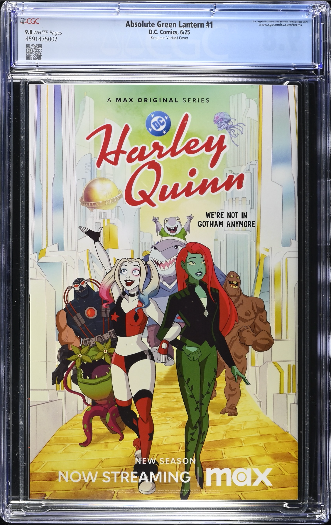 Absolute Green Lantern #1 Benjamin Variant CGC 9.8