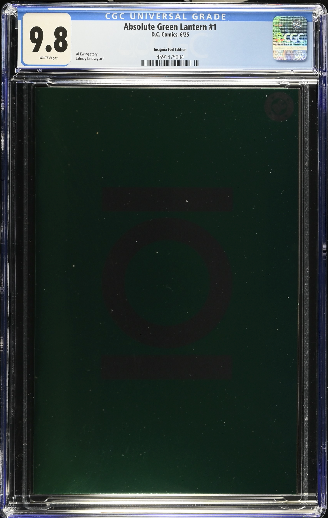 Absolute Green Lantern #1 Insignia Foil Variant CGC 9.8