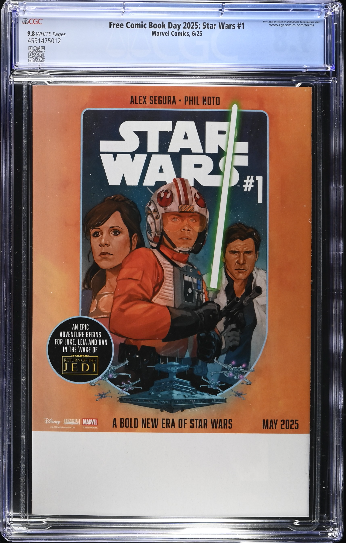 Free Comic Book Day 2025: Star Wars #1 CGC 9.8
