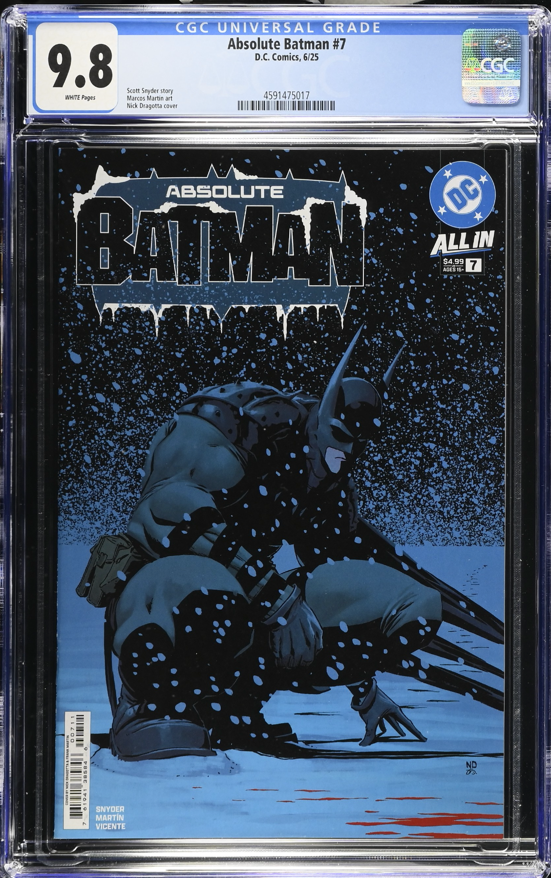 Absolute Batman #7 CGC 9.8