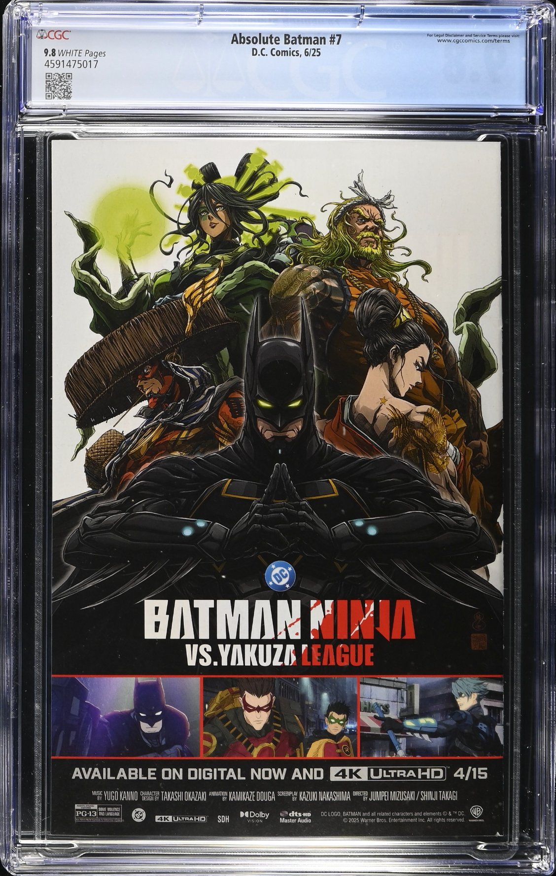 Absolute Batman #7 CGC 9.8