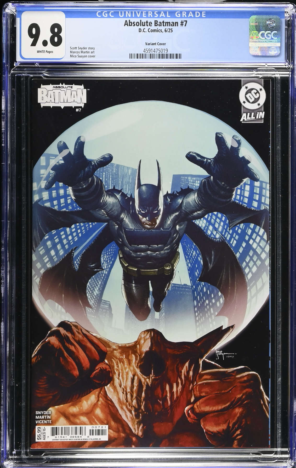 Absolute Batman #7 Suayan Variant CGC 9.8