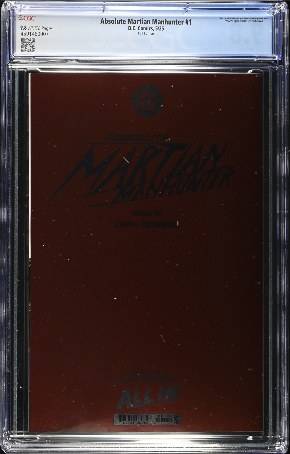Absolute Martian Manhunter #1 Albuquerque Foil Variant CGC 9.8