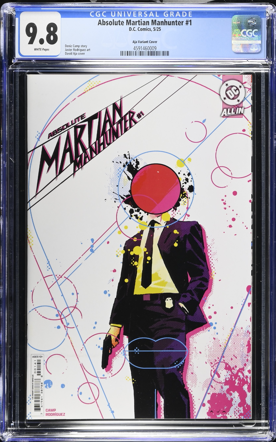 Absolute Martian Manhunter #1 Aja 1:25 Retailer Incentive Variant CGC 9.8
