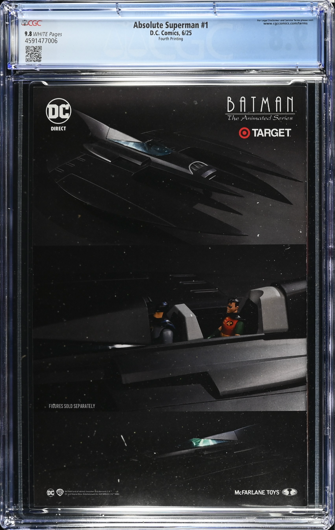 Absolute Superman #1 Fourth Printing CGC 9.8