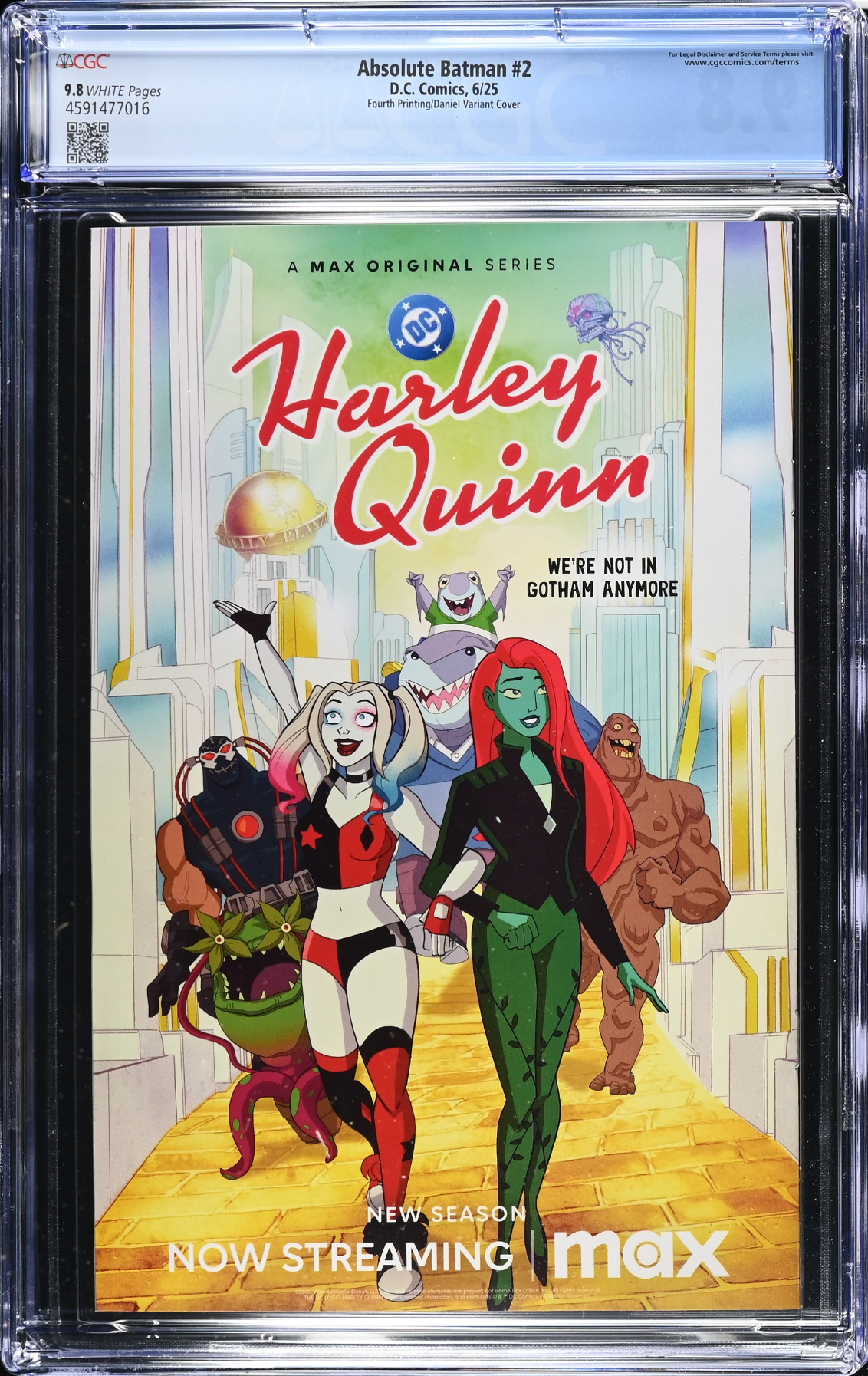 Absolute Batman #2 Fourth Printing Daniel Variant CGC 9.8