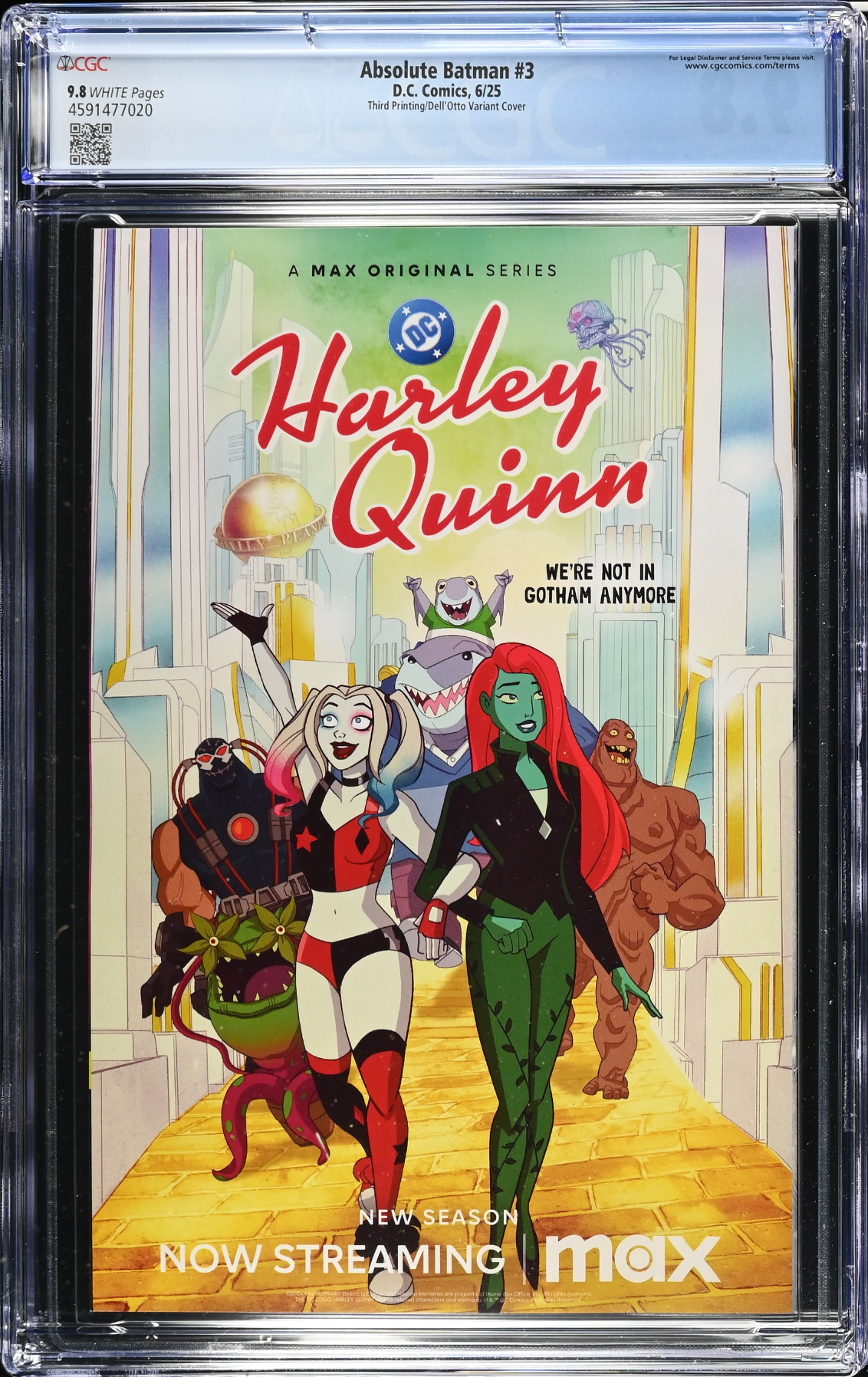 Absolute Batman #3 Third Printing Dell'Otto Variant CGC 9.8