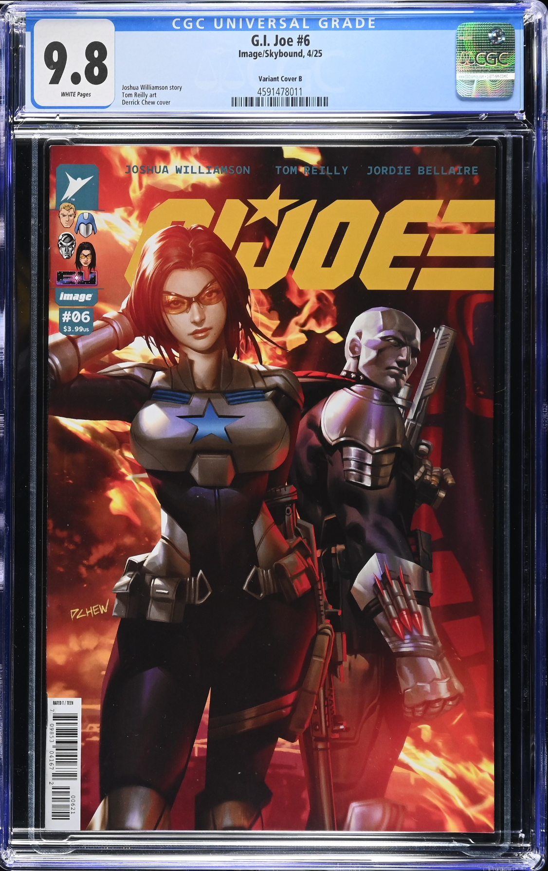 G.I. Joe #6 Chew Variant CGC 9.8